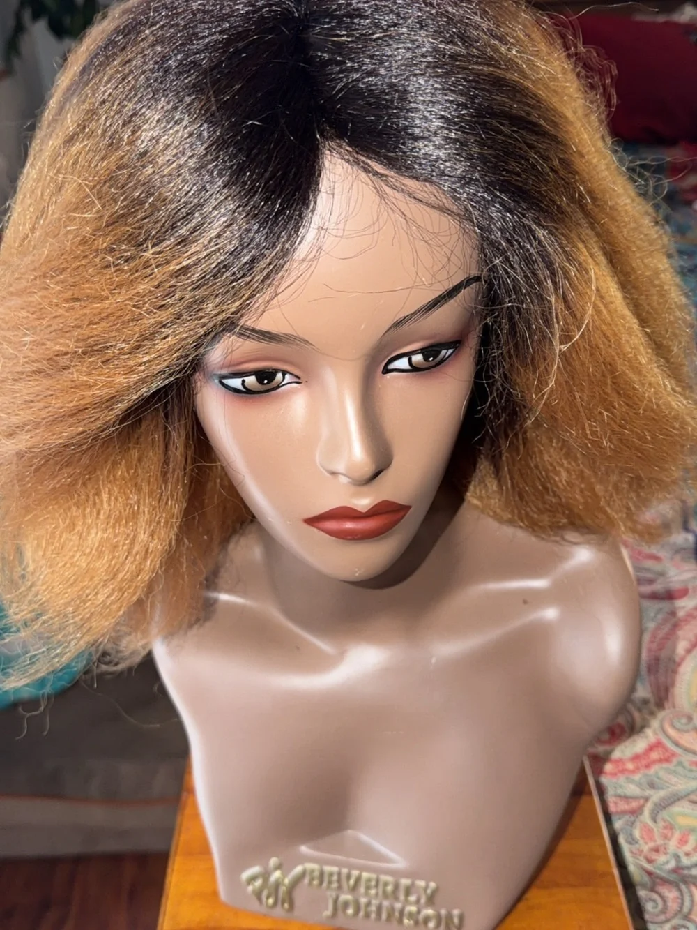 Ombre Brown to Honey Blonde Women’s Wig